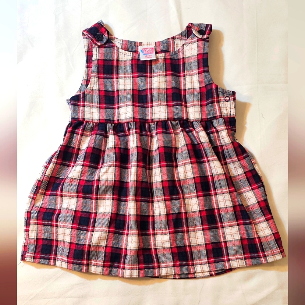 Baby girl plaid dress 18 to 24 Months